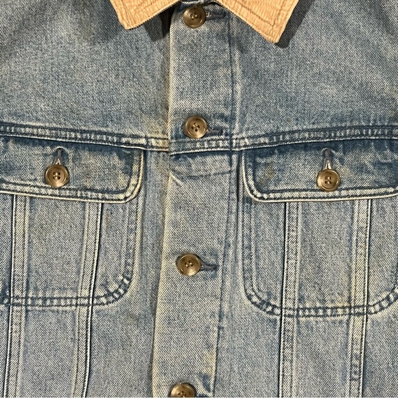 A.P.C. Howl Denim Jacket with Beige Collar size Large - Picture 5 of 10